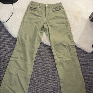 Garage Olive Denim Pants